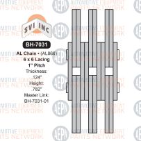 1" Pitch Leaf Chain 6x6 | BH-7031 | Drive Chain AL866