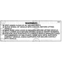Warning Statements Decal | BH-7077-61H | SVI Exclusive