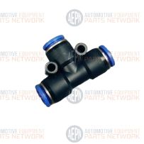 Union Tee 10mm Tube | BH-7912-163 | SVI Push ON Fitting Metric Brass