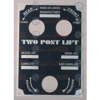 Nameplate EC-102 Std | BH-9670-57 | Weaver S-12260