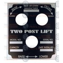 Nameplate EC-103 Std | BH-9670-58 | Weaver S-12261