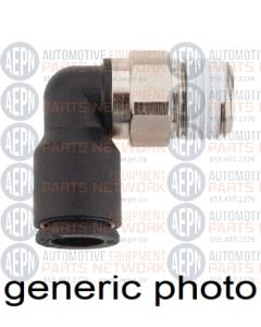 90 degree Elbow 1/8 NPT x 1/4 Poly Tube | BH-7802-31 | Wheeltronics 6-0709 