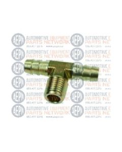 FITTING-TEE,1/4" NPT x 3/8 BRB x 1/4Brb 81844691
