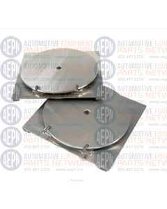 Align Turnplate Set of 2 14-3/4" x 14" | BA-1600-04SS | Set of 2 USA Made stainless 