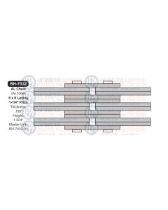 1-1/4" Pitch Leaf Chain 6x6 | BH-7032 | Drive Chain AL1066