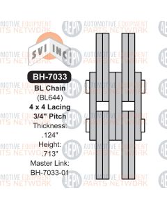 3/4" Pitch Leaf Chain 4x4 | BH-7033 | Drive Chain BL644
