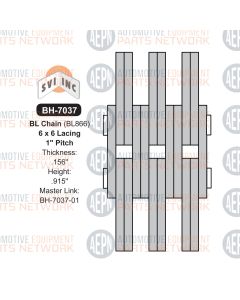 1" Pitch Leaf Chain 6x6 | BH-7037 | Drive Chain BL866