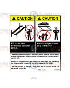 Four Post Trained OperatorDecal | BH-7077-61A | SVI Exclusive