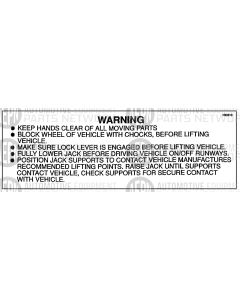 Warning Statements Decal | BH-7077-61H | SVI Exclusive