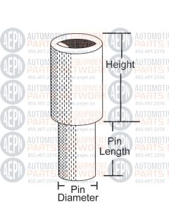 4" Nesting Height Ext 1-3/8" pin | BH-7090-11 |  Type NS