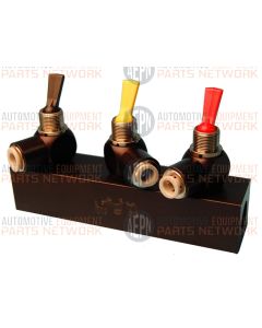  3 Toggle Air Valve Manifold w/valves | BH-7529-81 | Rotary FC5488-99