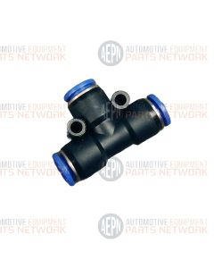 Union Tee 10mm Tube | BH-7912-163 | SVI Push ON Fitting Metric Brass