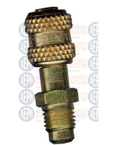 robinair ROB10468A  1/4" MFL x 3/16" FF Solid Brass Straight Adapter