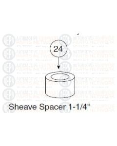1-1/4" Sheave Spacer SM7, SMXLT7 | BH-7520-40 | Rotary S130105