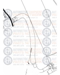 Hydraulic Cable, Short, for MR-6 | BH-7234-801 | Challenger TYJ3-25 